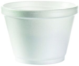 Dart - 6SJ12 - 6 oz Squat Foam Food Container - 1000 ct