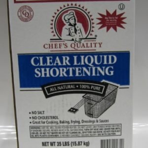 Clear Liquid Fry Oil, zero trans fats - 35 lbs