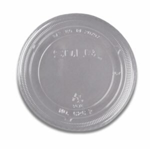 Solo - 626TP Clear Flat Non-Vented Lid - 1000 Ct