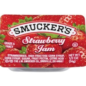 Smucker's - Strawberry Jam - 200/0.5 oz Packets
