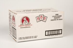 Chef's Quality - Sugar Packets - 2000 Ct