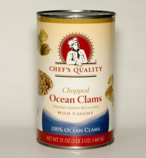 Chopped ocean Clams