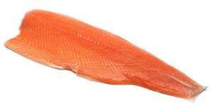 Frozen Atlantic Salmon Fillets, Chile, 6oz (10pounds/ 24 26 Pc)
