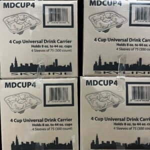 Skyline - 4-Cup Pulp Carrier Tray - 300 Ct