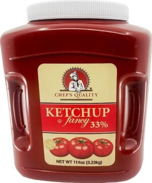 Chef's Quality - Tomato Ketchup Jug - plastic size