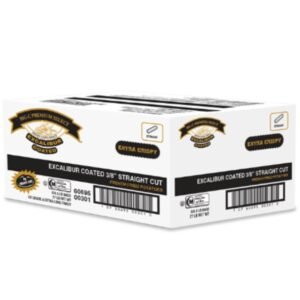 Extra Crispy Fries 3/8 cut Frozen - Xcalibur Big C 27Lb