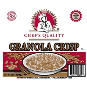 Chef's Quality - Granola Crisp Topping - 10 lbs