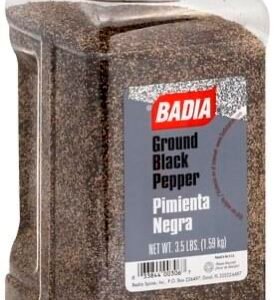 Badia - Ground Black Pepper - 3.5 Lbs
