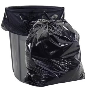 40X46 Gallon Can Liners, Black, 1.5Mil - 100 Ct