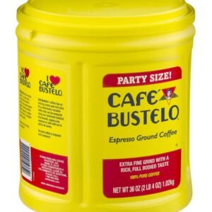 Café Bustelo Festival Size Dark Roast Ground Coffee, Espresso 36oz