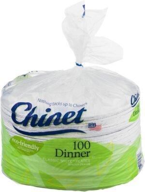 Chinet Classic Platter, 12.63" x 10" 100 Ct