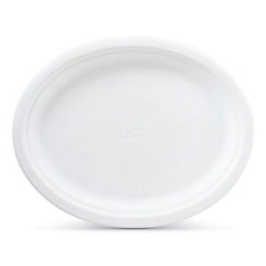 Chinet Classic Platter, 12.63" x 10" 100 Ct - Image 2