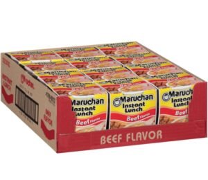 Maruchan - Beef Flavored Cup Noodle Soup - 12/2.25 Oz Cup