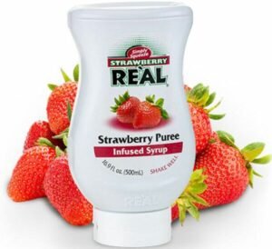 Real - Strawberry Puree Infused Syrup, 6 Pack, 16.9 Oz