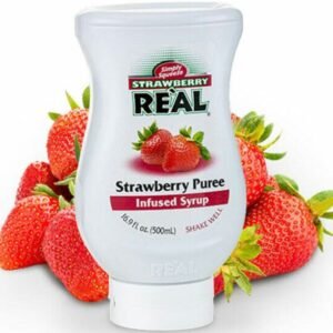 Real - Strawberry Puree Infused Syrup, 6 Pack, 16.9 Oz