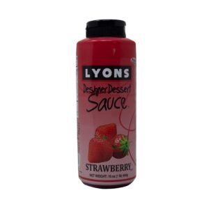 Lyons Strawberry Dessert Sauce - 12/16 Oz