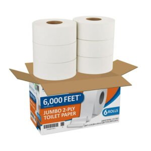 Marathon Jumbo Roll 2-Ply Toilet Paper 1000 /6 Ct