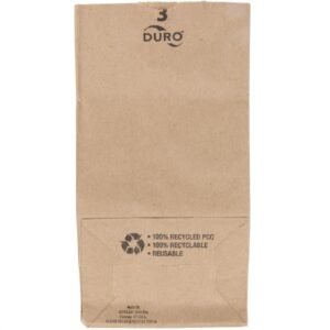 3lb Brown Bundle Bags - 500 Ct Pack