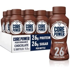 Core Power 26G, Chocolate, 14 Fl Oz Plastic Bottle, 12 Units/Case