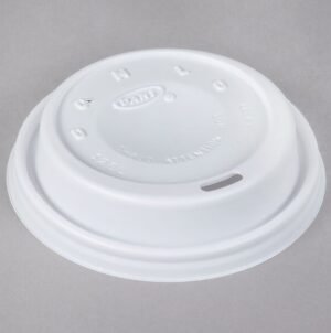Dart - White Dome Lid With Sip Hole For 12-24 Oz 1000Ct