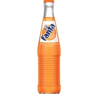 Fanta Orange Mexico Glass Bottles, 355 ML, 4 Pack, 6 Sets