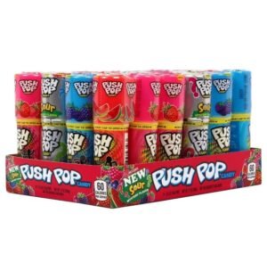 Topps - Push Pop Candy - 24/.5 Oz