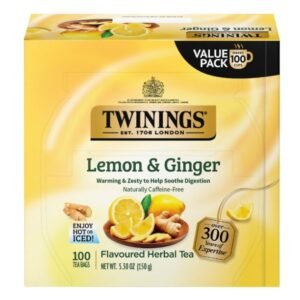 Twinings Of London - Lemon Ginger Tea - 100ct