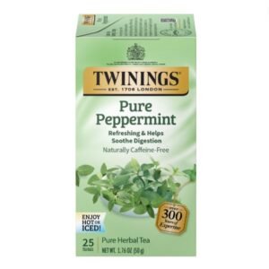 Twinings Tea - Pure Peppermint Herbal Tea - 25 Ct