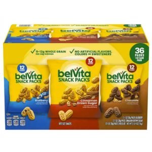 belVita Bites Breakfast Biscuits Variety Pack, 1 oz