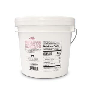 Lard Pail 25 Lb 100% natural ( Manteca de cerdo )