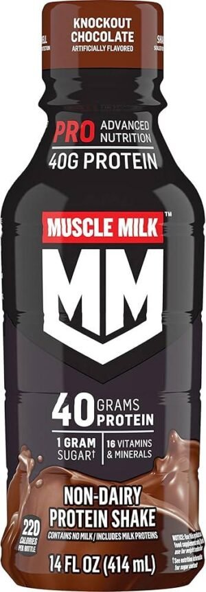 Muscle Milk - Chocolate Protein Shake - 24/14 Oz Bottles