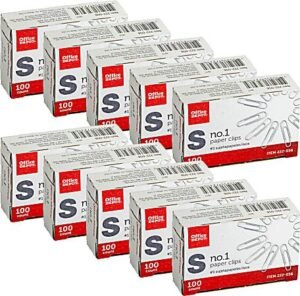 Paper Clips, Jumbo Silver 10 / 100 Ct