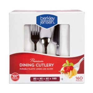 Berkley Jensen Premium Cutlery Set 160Ct
