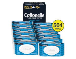 Cottonelle Freshcare Flushable Wipes 12/504Ct - Image 2