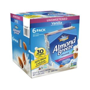 Almond Breeze Unsweetened original milk 6/32oz