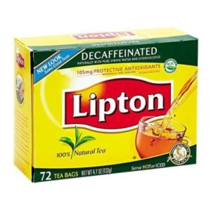 Lipton Decaffinated black tea 72Ct
