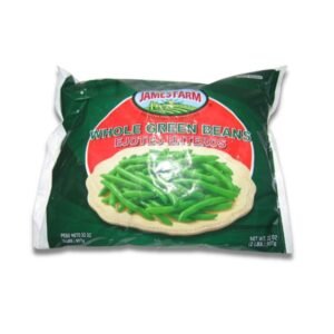Frozen James Farm - IQF Whole Green Beans - 2 lbs