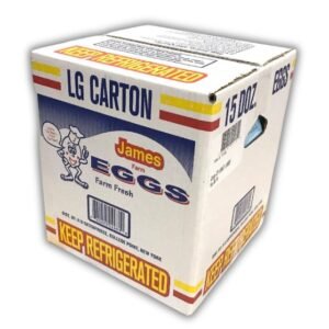 James Farm - Large Carton Eggs - 15 Dozen