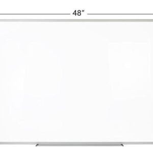 Realspace™ Magnetic Dry-Erase Whiteboard, 36" x 48", Silver Frame