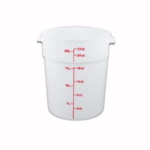 Cambro - RFS22148 Round White Food Storage Container, 22 Qt