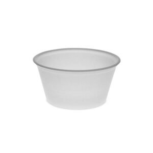 1 oz Plastic Souffle Cup - 2500 ct