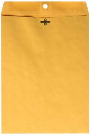 Ampad 9" x 12" Kraft Clasp Envelopes, 100 ct. - Light Brown