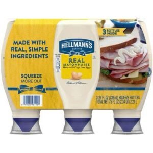 Hellmann's Real Mayonnaise 25 oz 3Ct