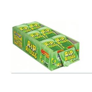 Rip Rolls Sour Green Apple 24 Ct
