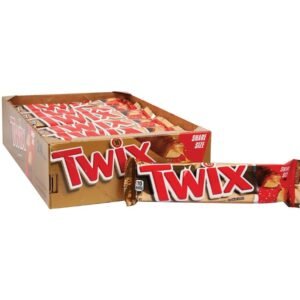 Twix Candy Bars, King Size - 24/3.02 oz