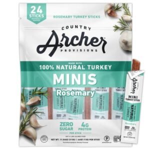 Country Archer Mini Rosemary Turkey Sticks 24Ct