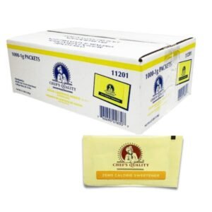 Chef's Quality - Sugar Substitute, Yellow Packets - 1000 ct