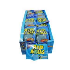 Rip Rolls - Sour Blue Raspberry - 24 Ct