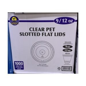 Sunset - X-Slot Lid Fits 9-12 oz cups - 1000 Ct