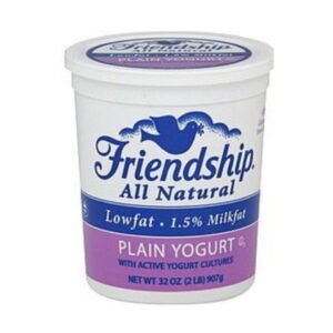 Friendship - All Natural 1.5% LowFat Plain Yogurt  - 4/5 lb Tub